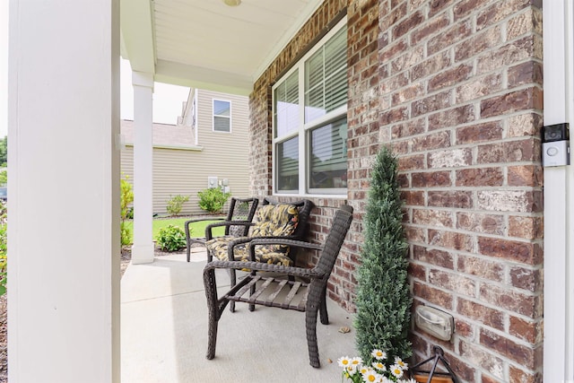 view of patio / terrace with covered porch