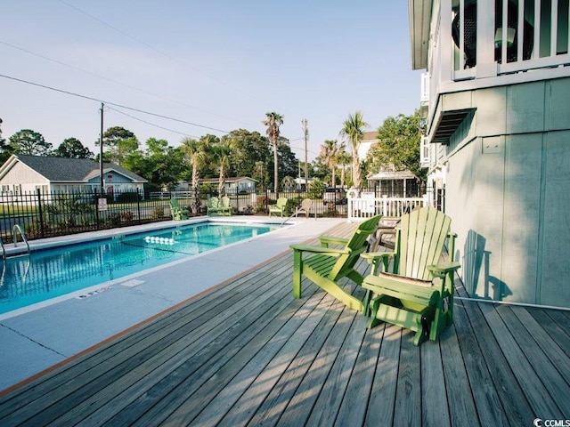 1505 Hillside Dr Unit 2, North Myrtle Beach, SC 29582 - community pool with a wooden deck