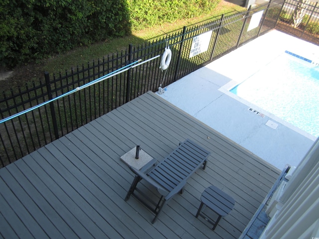 1505 Hillside Dr Unit 2, North Myrtle Beach, SC 29582 - view of wooden deck