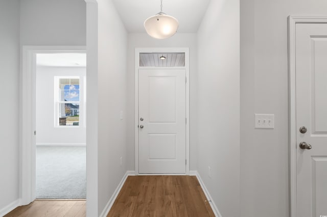 interior space featuring hardwood / wood-style floors