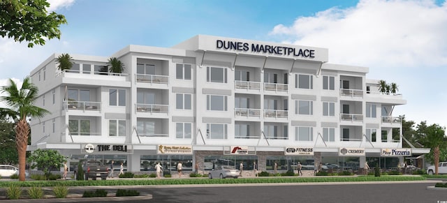 view of commercial property