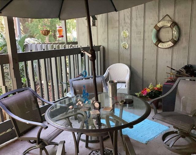 118 Salt Marsh Cir Unit 25B, Pawleys Island, SC 29585 - balcony featuring outdoor dining area