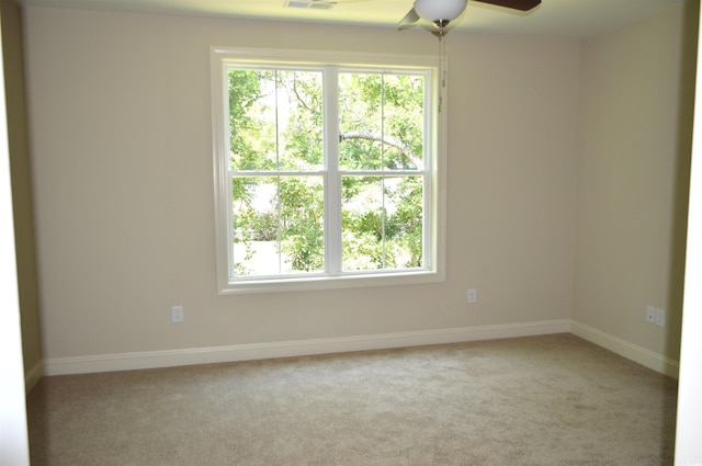 35 Delray Dr Unit 2-C, Murrells Inlet, SC 29576 - carpeted spare room featuring ceiling fan and baseboards