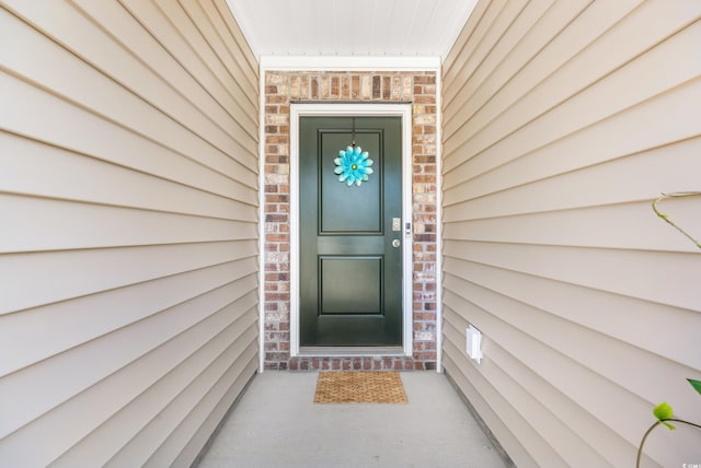 view of property entrance