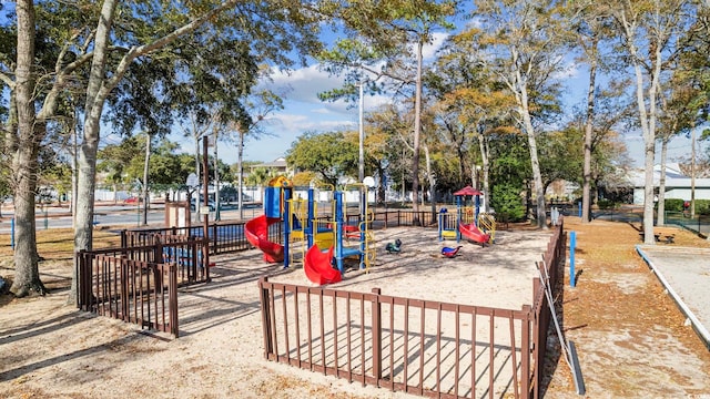 view of communal playground