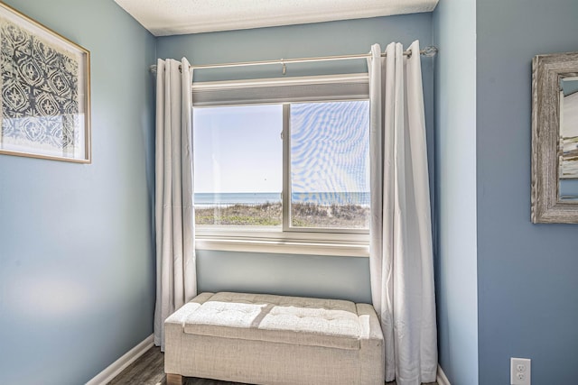 bedroom featuring hardwood / wood-style flooring