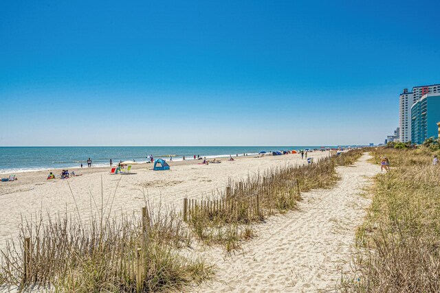 1207 S Ocean Blvd Unit 50606, Myrtle Beach, SC 29577 - view of water feature with a view of the beach