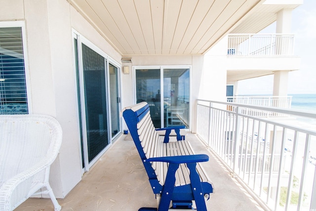 5800 N Ocean Blvd Unit 705, North Myrtle Beach, SC 29582 - balcony featuring a water view