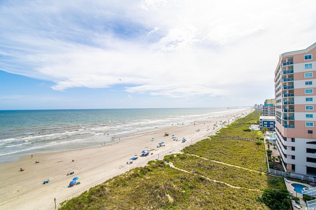 5800 N Ocean Blvd Unit 705, North Myrtle Beach, SC 29582 - water view featuring nearby beach