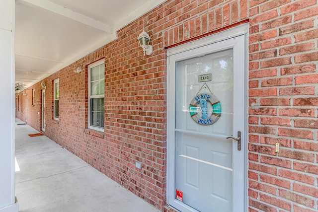 view of entrance to property