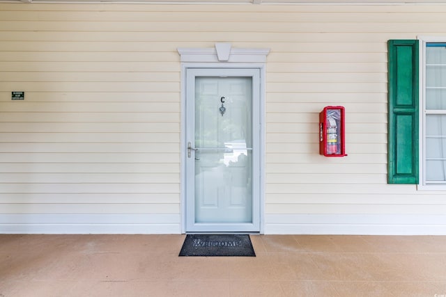 view of property entrance