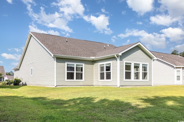 357 Cardita Loop, Myrtle Beach, SC 29588 - back of property with a lawn and a shingled roof