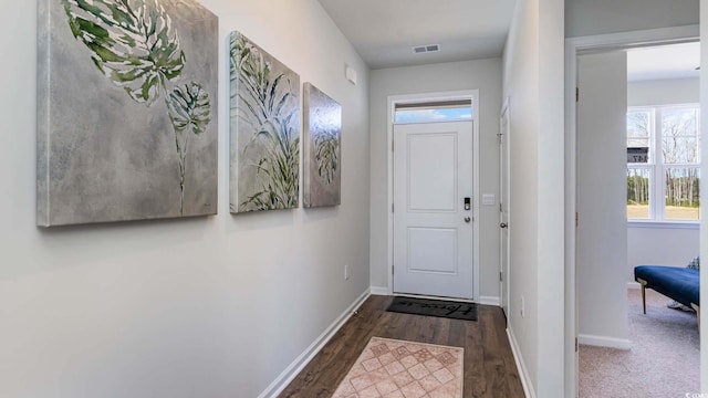 149 Pampa Dr, Loris, SC 29569 - doorway to outside with dark hardwood / wood-style floors