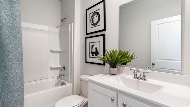 149 Pampa Dr, Loris, SC 29569 - full bathroom with vanity, shower / bath combination with curtain, and toilet