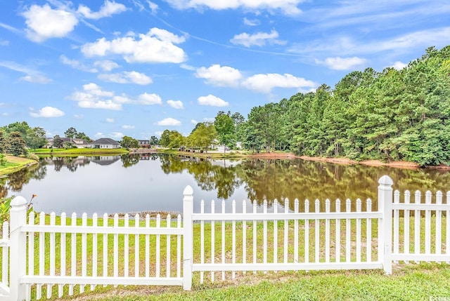 property view of water