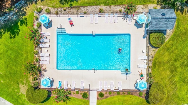 drone / aerial view