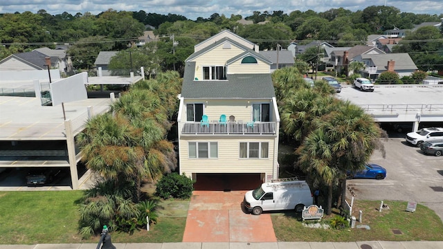 4314 S Ocean Blvd Unit B-1, North Myrtle Beach, SC 29582 - view from above of property featuring a heavily wooded area