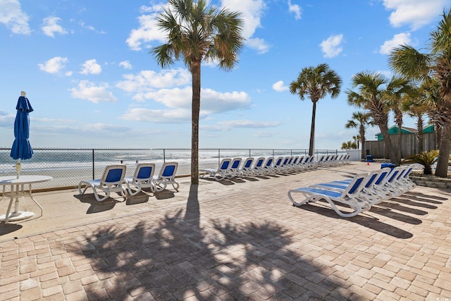 201 S Ocean Blvd Unit 1005, Myrtle Beach, SC 29577 - view of community featuring fence and a water view