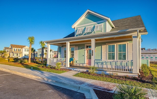 exterior space featuring a porch