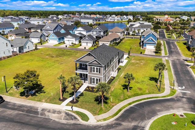 bird's eye view featuring a residential view