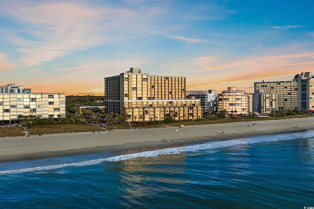 water view with a beach view