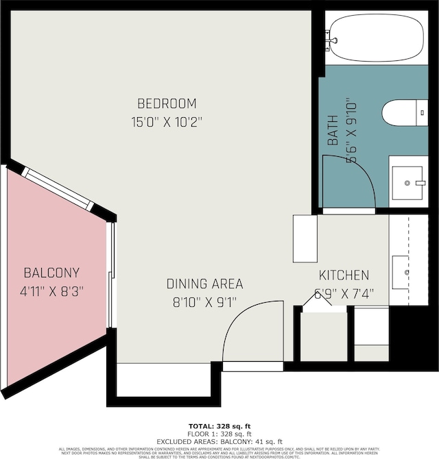 2701 S Ocean Blvd Unit 710, North Myrtle Beach, SC 29582 - view of property floor plan