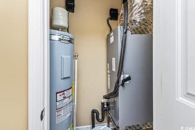 utilities featuring water heater