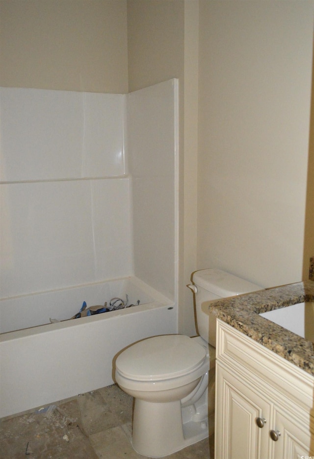 108 Hallandale Ln, Murrells Inlet, SC 29576 - full bathroom featuring toilet, vanity, and shower / washtub combination