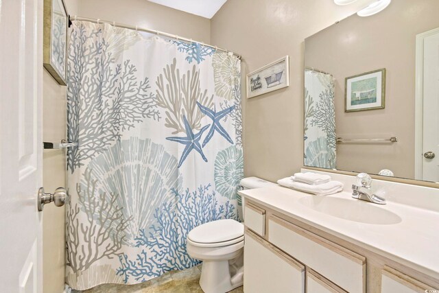 500 River Oaks Dr Unit 58I, Myrtle Beach, SC 29579 - bathroom featuring toilet and vanity