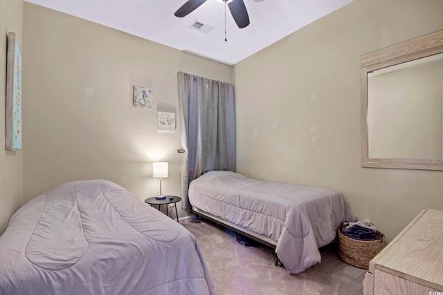 500 River Oaks Dr Unit 58I, Myrtle Beach, SC 29579 - carpeted bedroom with ceiling fan