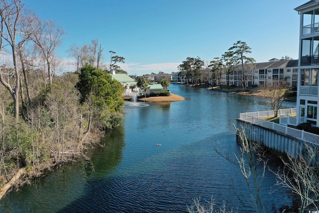 property view of water