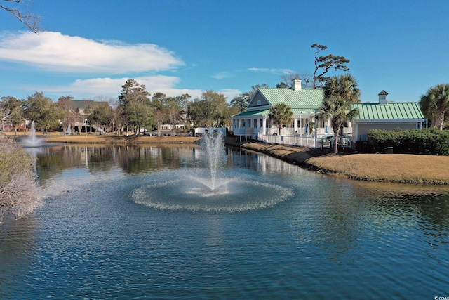 property view of water