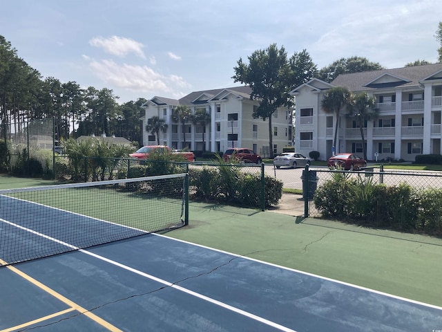 view of sport court