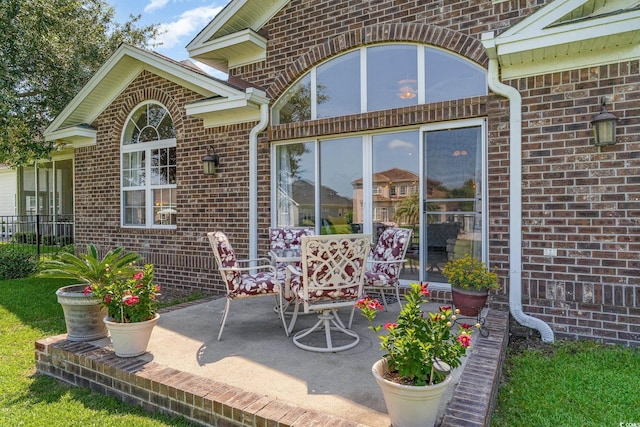 view of patio