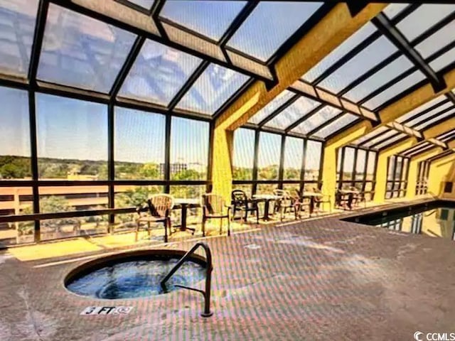 6900 Ocean Blvd N Unit 1410, Myrtle Beach, SC 29572 - exterior space featuring an indoor in ground hot tub