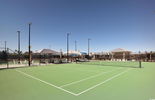 view of sport court