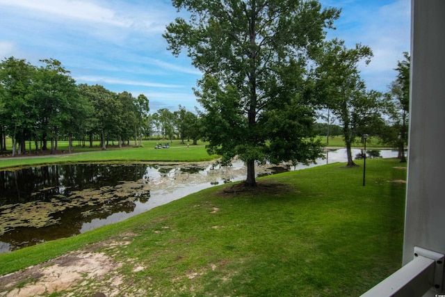 property view of water