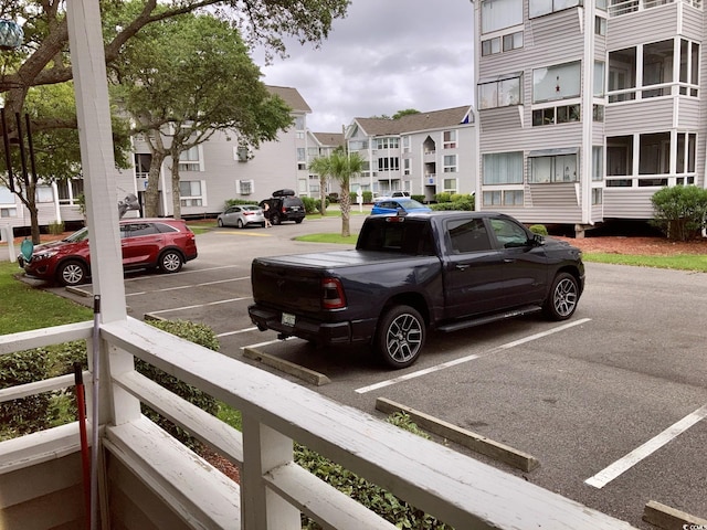 view of car parking