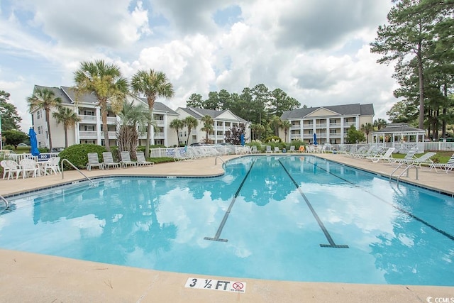 view of pool