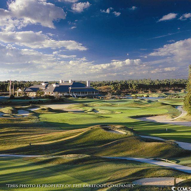 view of community featuring golf course view