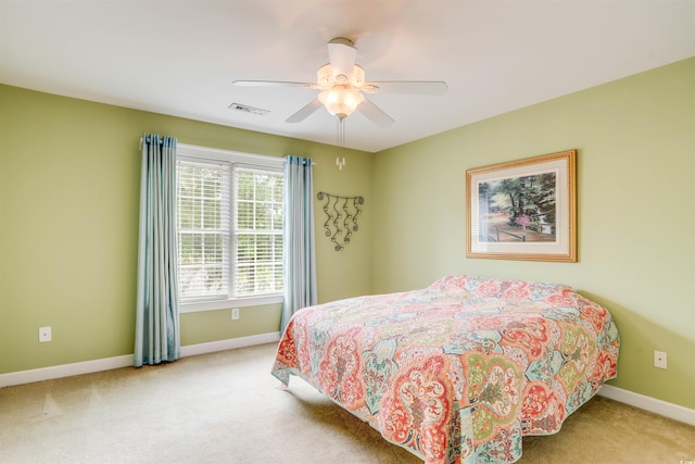 5414 Hampton Rd, Conway, SC 29527 - carpeted bedroom with baseboards and a ceiling fan