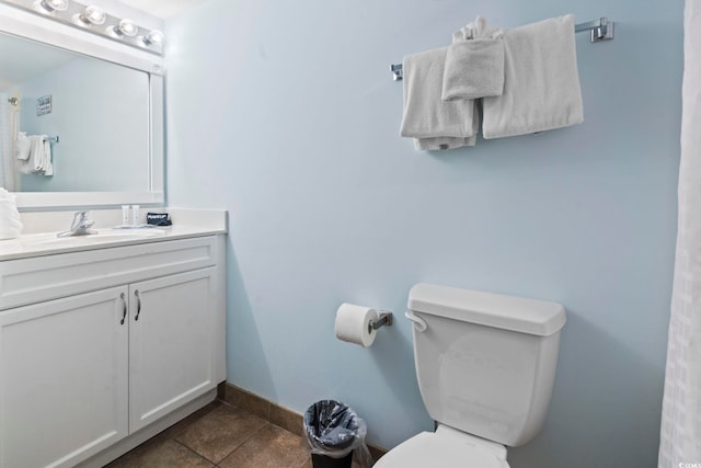 1321 S Ocean Blvd Unit 606, North Myrtle Beach, SC 29582 - bathroom with vanity and tile patterned floors