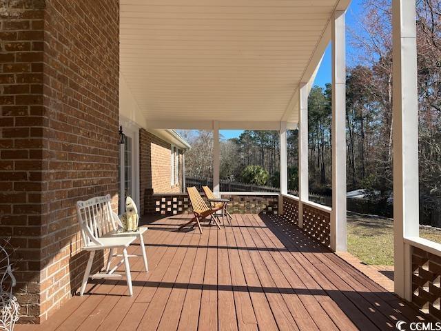 5864 Crestwood Dr, Myrtle Beach, SC 29578 - view of deck