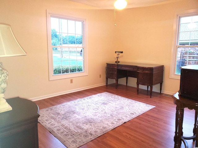 5864 Crestwood Dr, Myrtle Beach, SC 29578 - office featuring healthy amount of natural light and wood finished floors