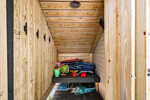 view of storage room