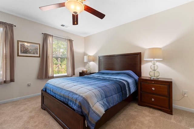 444 Papyrus Cir Unit 444, Little River, SC 29566 - bedroom with light colored carpet and a ceiling fan