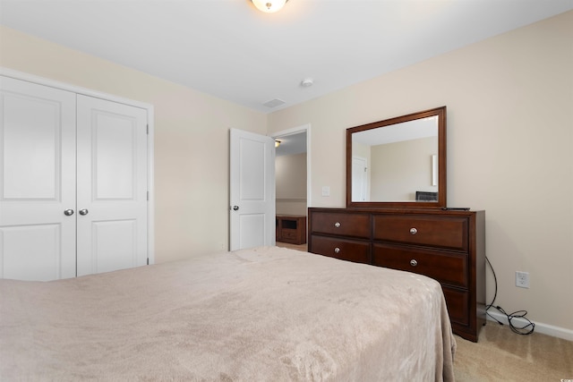 444 Papyrus Cir Unit 444, Little River, SC 29566 - bedroom featuring light carpet and a closet