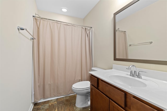 444 Papyrus Cir Unit 444, Little River, SC 29566 - bathroom featuring vanity, stone finish flooring, and shower / bath combination with curtain