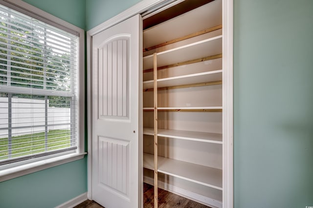 view of closet