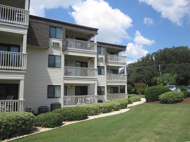 view of property featuring central AC